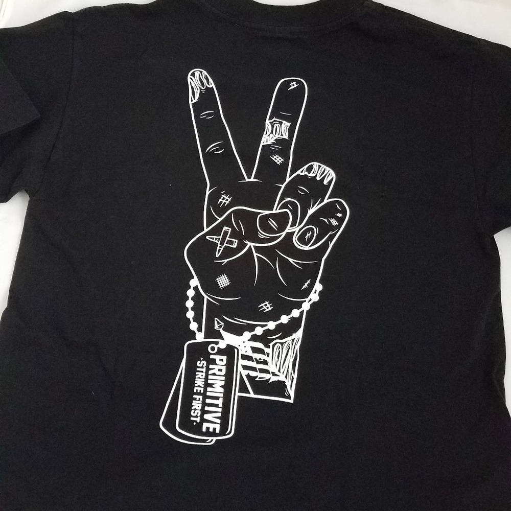 Mens small black Primitive shirt